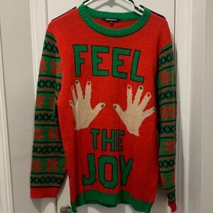 Festive Red and Green Sweater